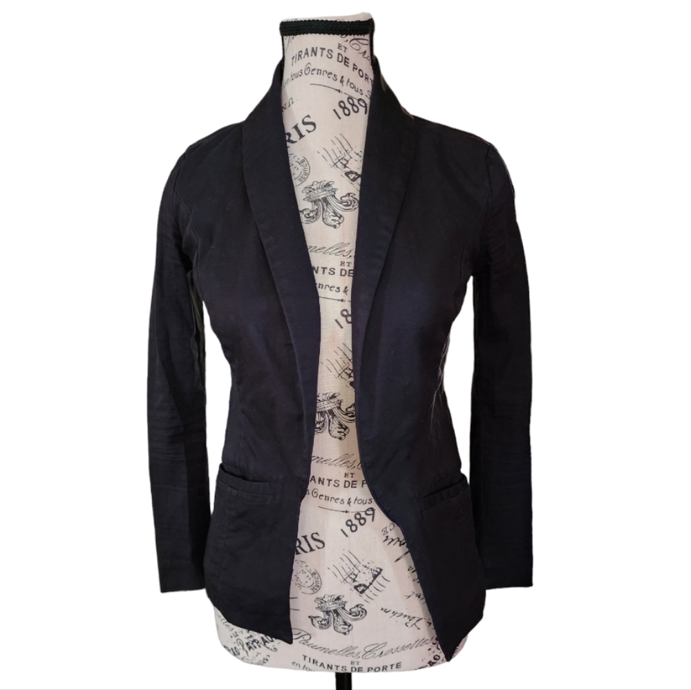 Brooklyn Industries Black Blazer Button Up Jacket Size X-Small